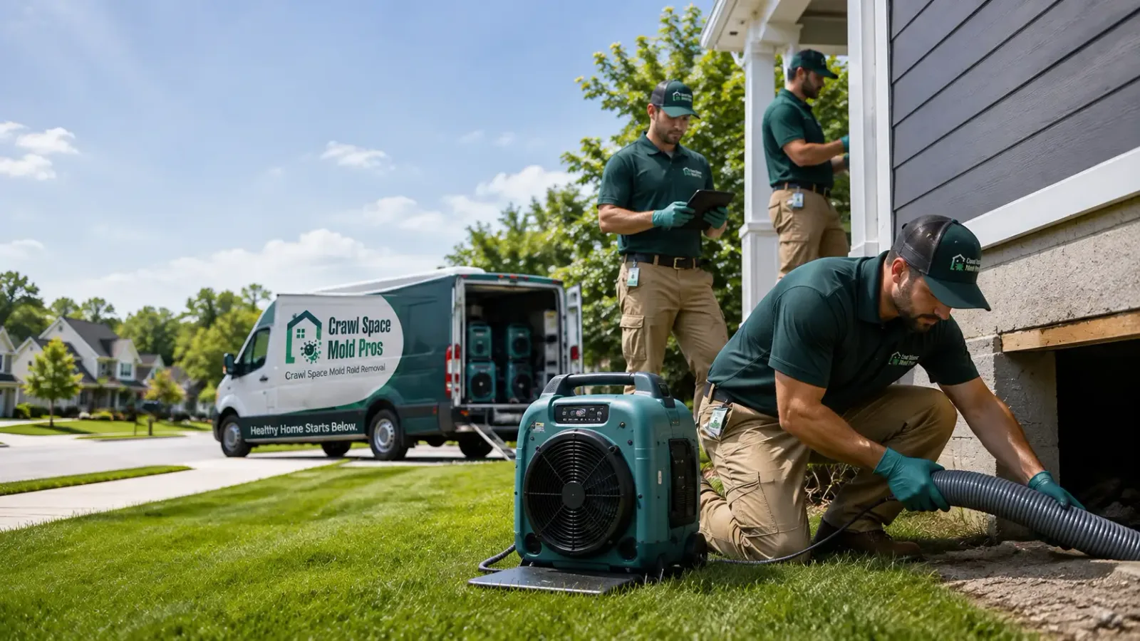 Crawl Space Mold Removal in Port Allen, LA